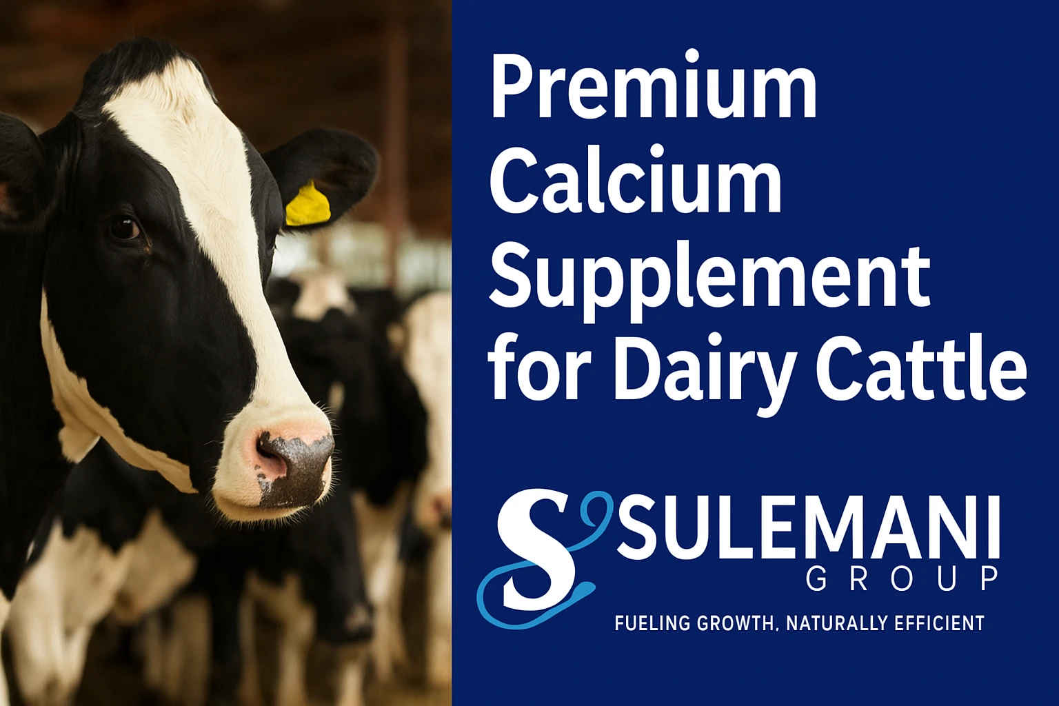 🐄 Premium Calcium Supplement for Dairy Cattle – Boost Health & Milk Production | Sulemani Group